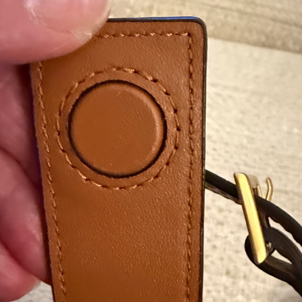 MCM Tan and Black Monogram Bag - Picture 8 of 10